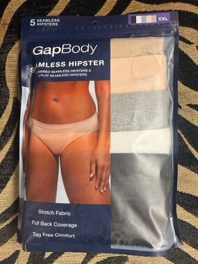 Women's Seamless Hipster Panties - Neutral 5-Pack (XXL)